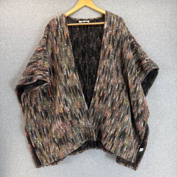 Bryn Walker Womens Chunky‎ Knit Open Front Sweater Drape Wrap Wool Blend Large - Picture 1 of 16